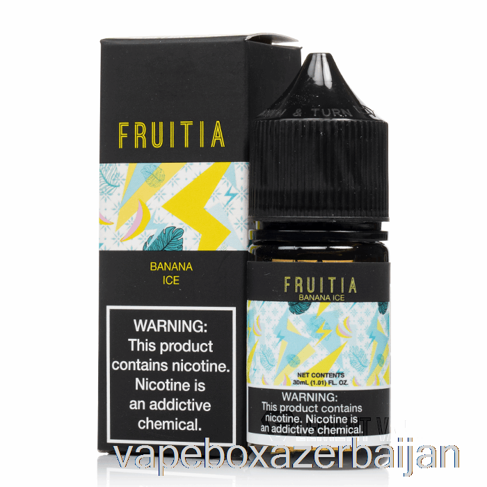 E-Juice Vape Banana Ice - Fruitia Salts - 30mL 50mg